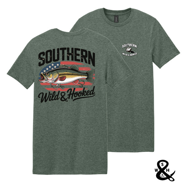 Bass n Flag Logo Short Sleeve Shirt